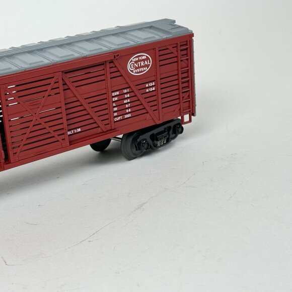 RailKing Rugged Rails MTH 33-7701 New York Central NYC Stock Car O-27 Gauge - Picture 5 of 11